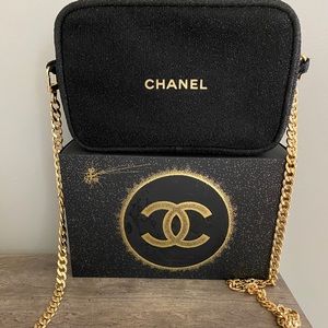 Chanel makeup pouch.
